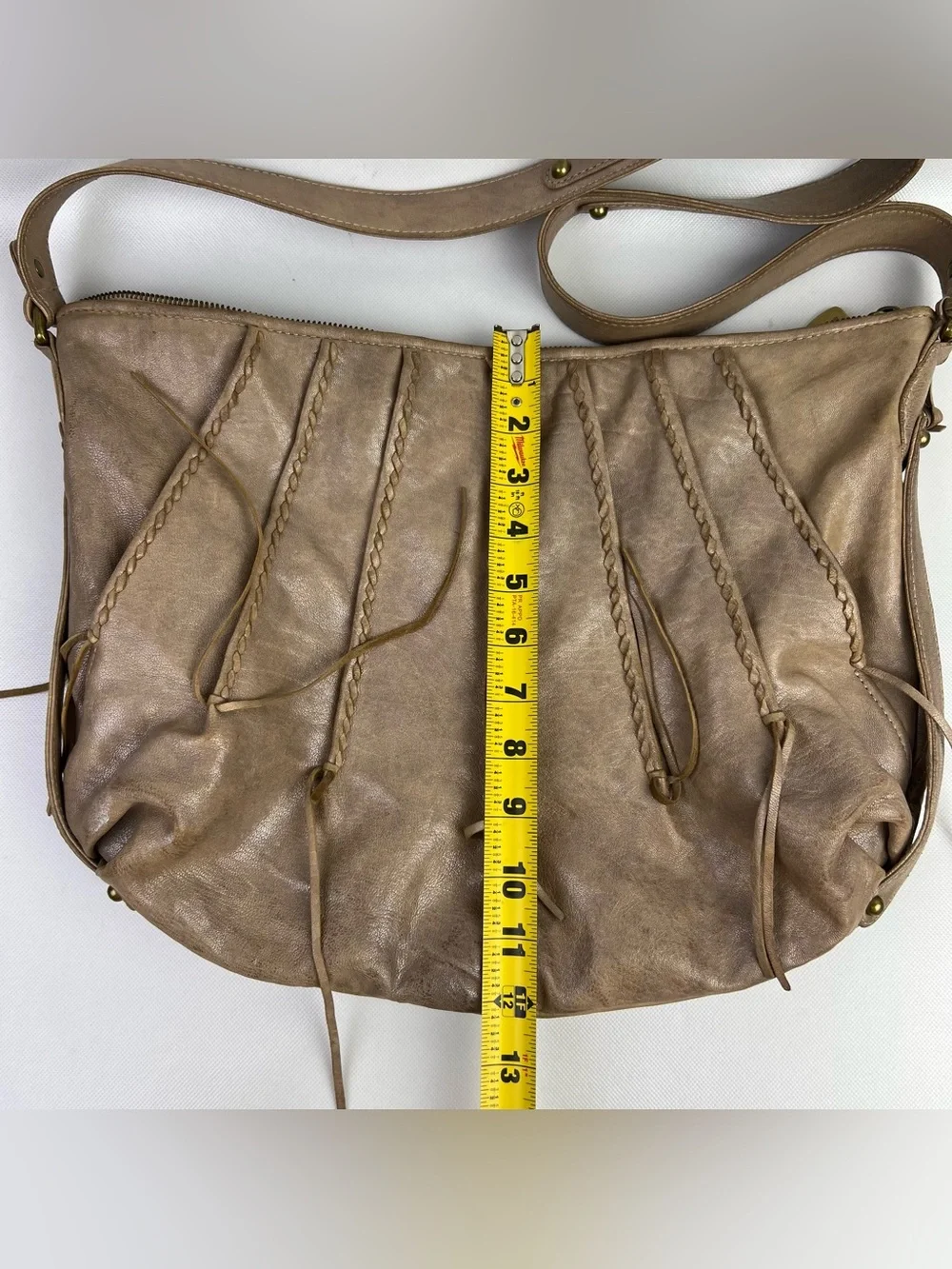 Botkier Tan Handbag Slouchy Bag Crossbody Purse